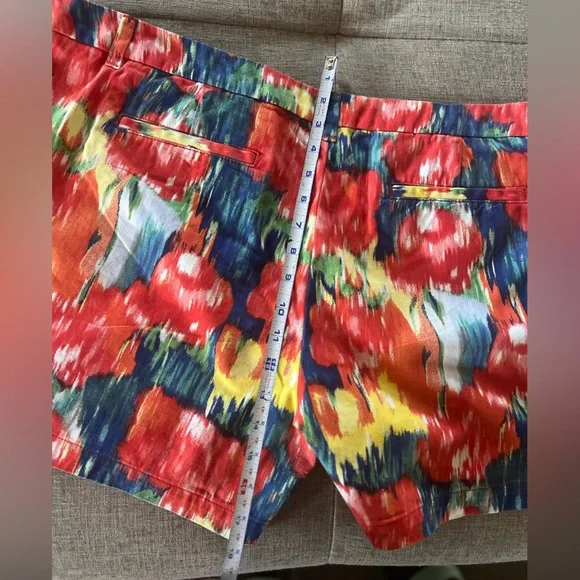 MERONA MULTICOLOR SHORTS SIZE 18 BEACH VACATION SHORTS - Picture 4 of 6